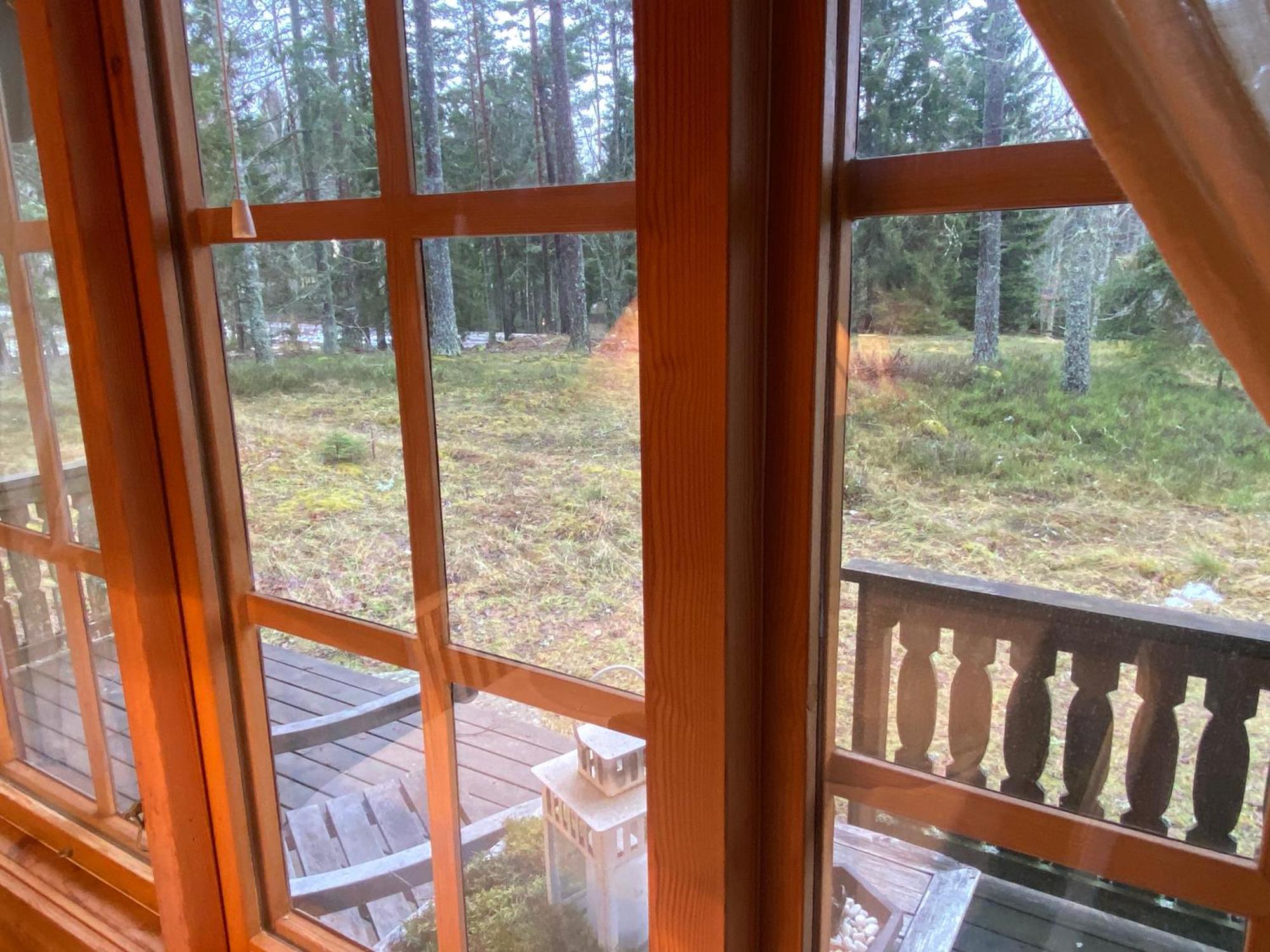 Timrad Stuga I Kanten Av Skogen Med Spa Moejlighet มุลเคอ ภายนอก รูปภาพ