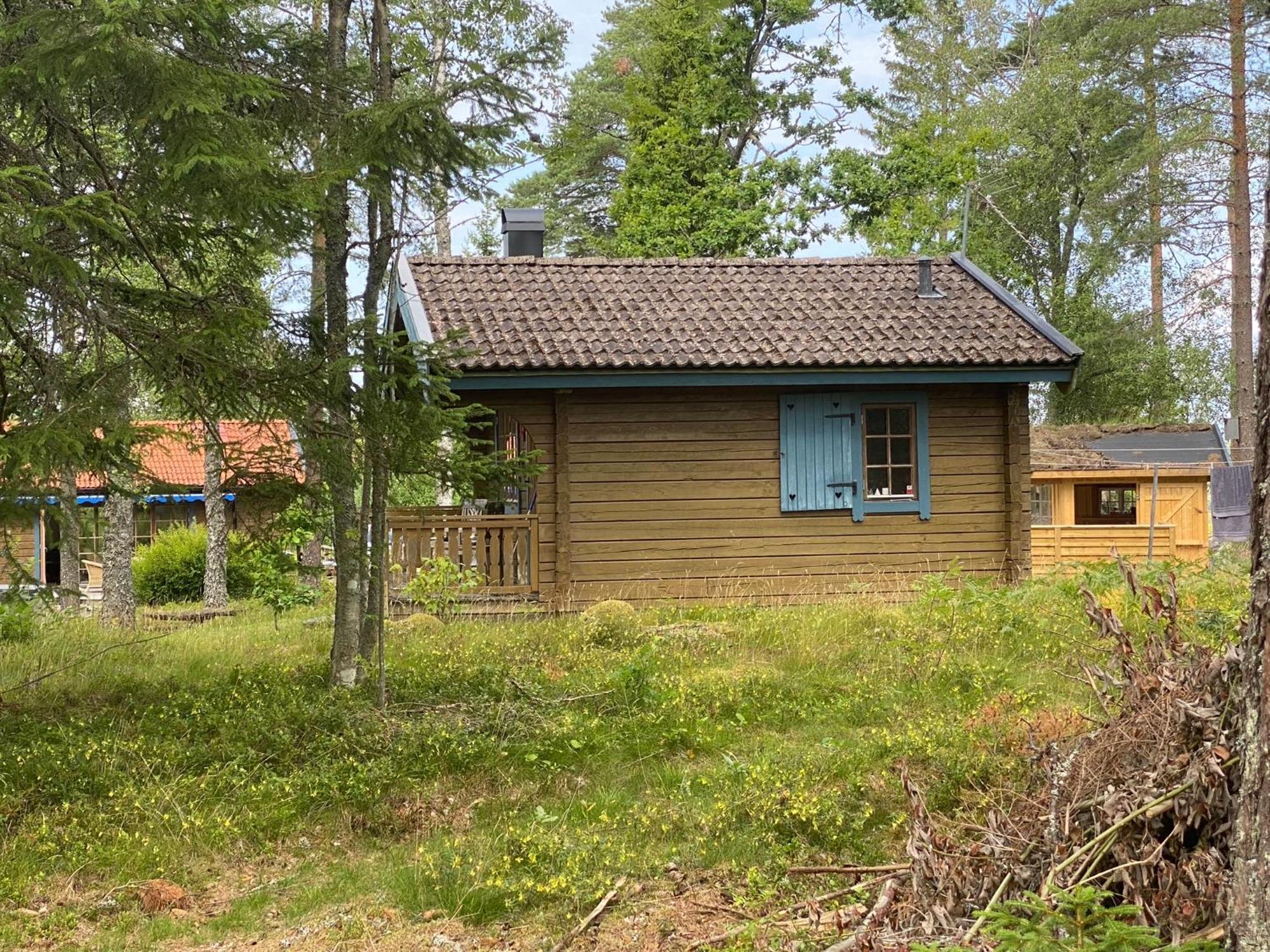 Timrad Stuga I Kanten Av Skogen Med Spa Moejlighet มุลเคอ ภายนอก รูปภาพ